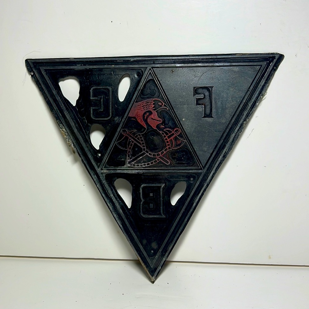 Printers metal plate